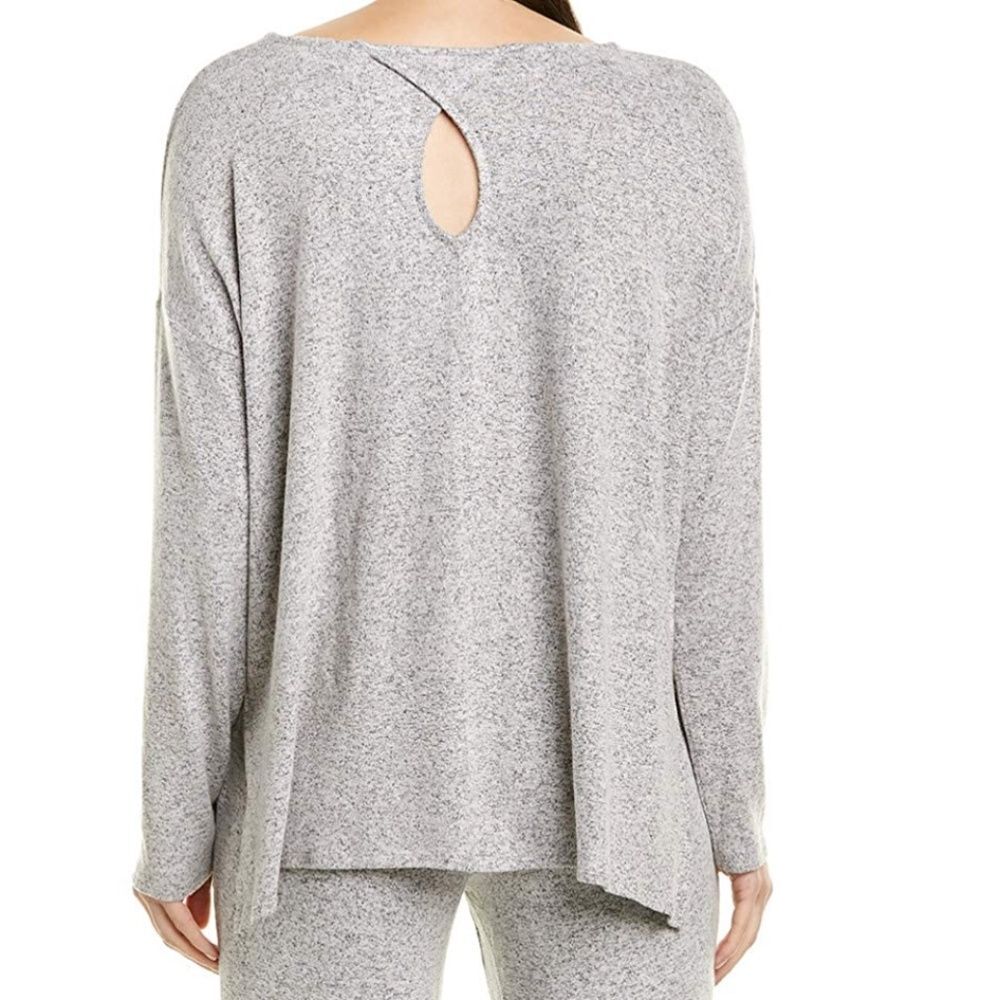 NWT Donna Karan Jersey Long Sleeve Top Grey